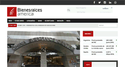 Desktop Screenshot of bienesraicesamerica.com