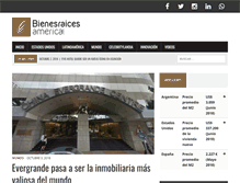Tablet Screenshot of bienesraicesamerica.com
